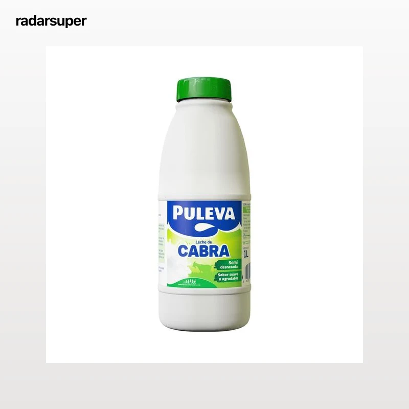 PULEVA Leche semidesnatada de cabra, de sabor suave y agradable  1 l.