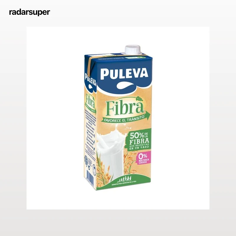PULEVA Preparado lácteo bajo en grasas y con alto contenido en fibra 1 l.