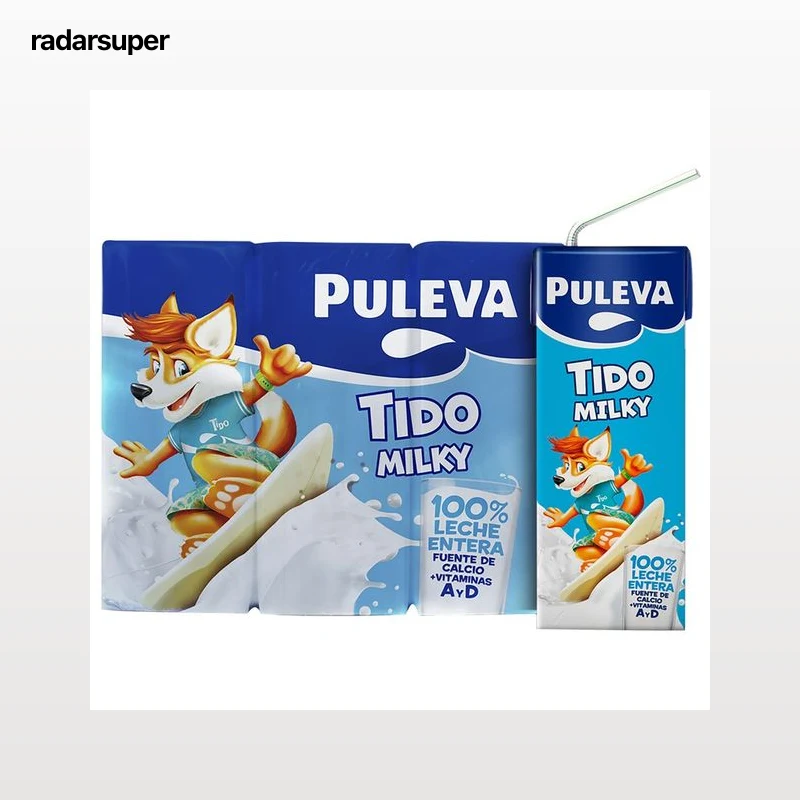 PULEVA Tido Leche entera 6 x 200 ml.