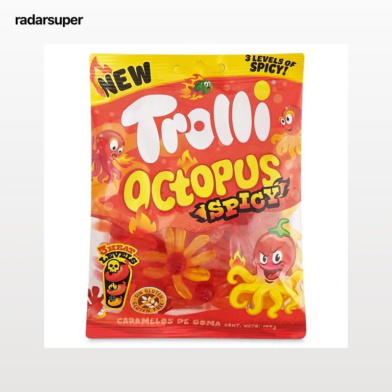 Pulpos picantes Trolli 100 g