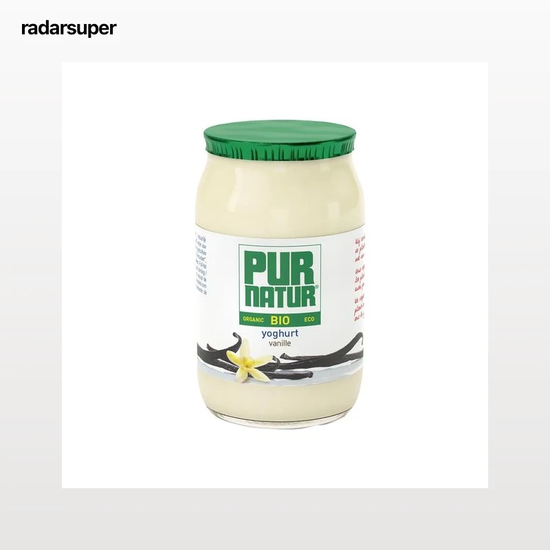 PUR NATUR Yogur de vainilla ecológico PUR NATUR 150 g.