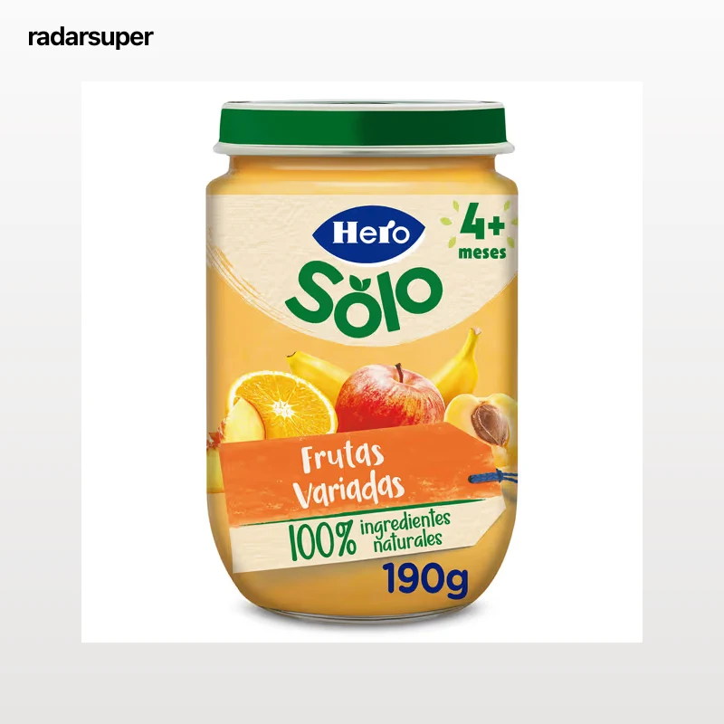 Puré de frutas variadas Hero 190 g