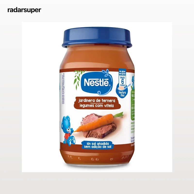 Puré de hortalizas y ternera Nestlé 190 g