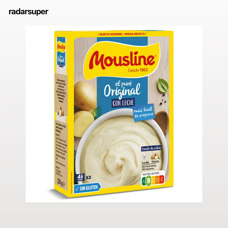 Puré de patatas con leche Mousline 230 g