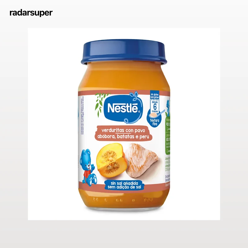 Puré de verduritas con pavo Nestlé 190 g