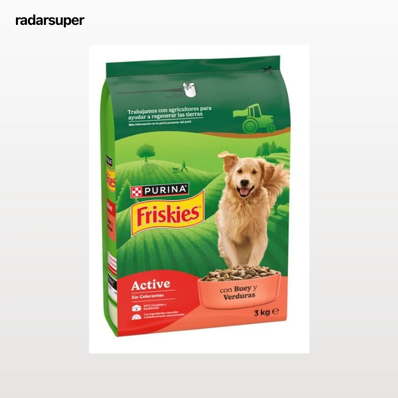 PURINA FRISKIES Active Perro Carne 3kg