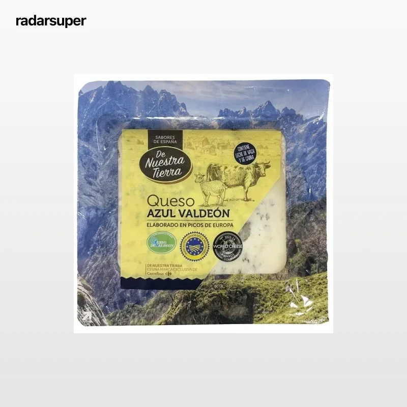Queso azul IGP Valdeon De Nuestra Tierra cuña 100 g.