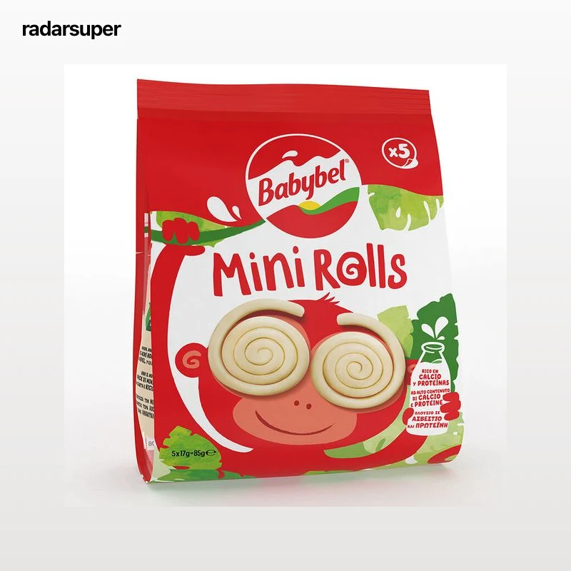 Queso Babybel Minirolls Snack pack 5 unidades
