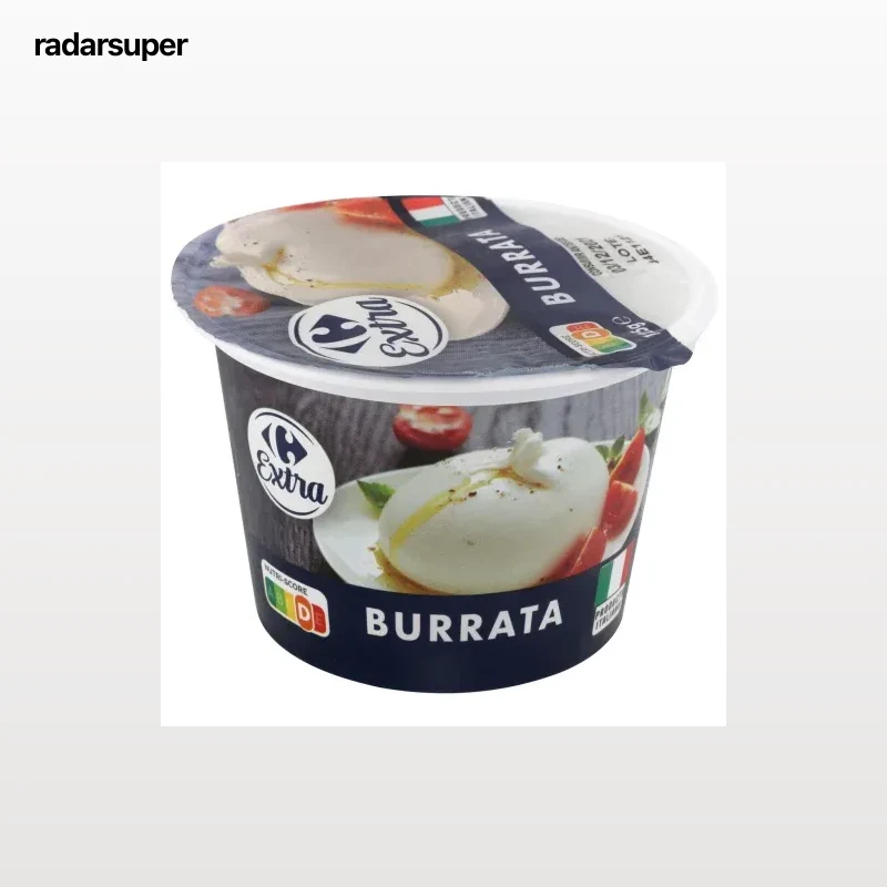 Queso burrata Carrefour Extra 125 g.