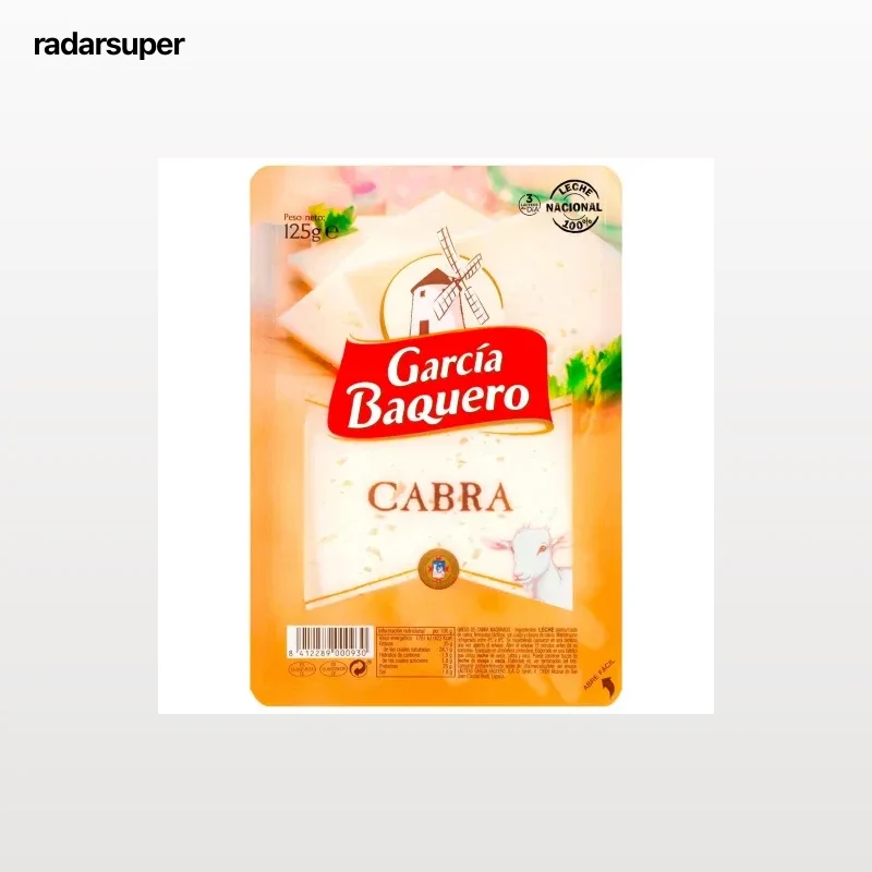 Queso cabra lonchas García Baquero 125 g.
