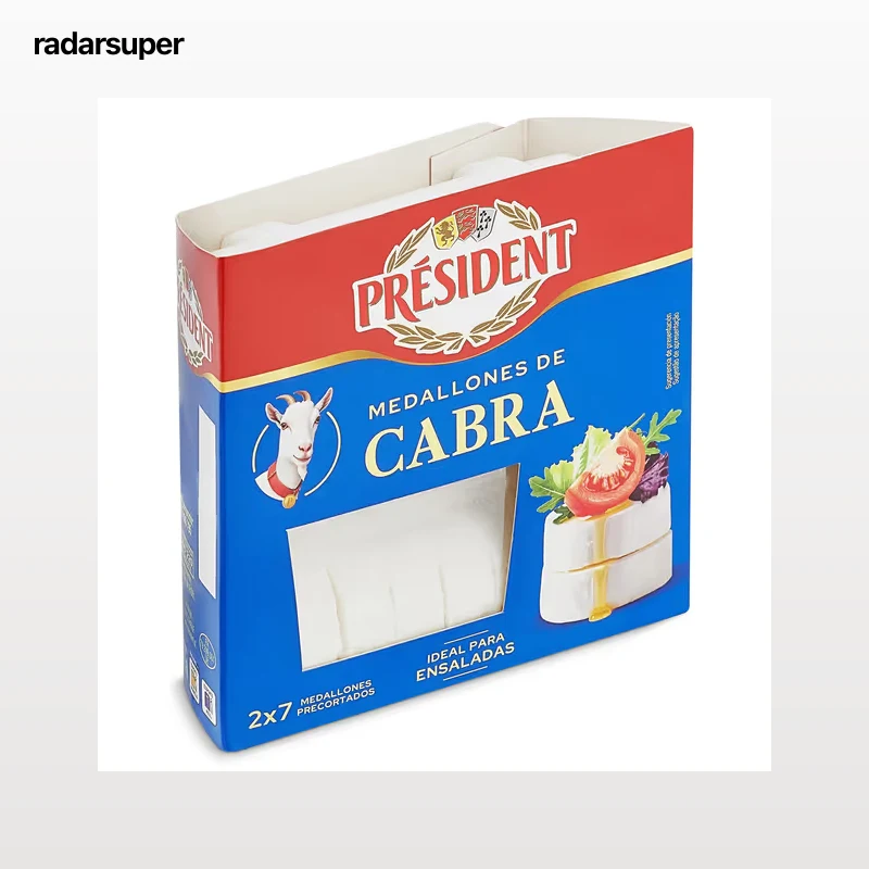 Queso de cabra en medallones President 200 g
