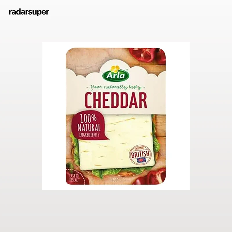 Queso cheddar en lonchas Arla 150 g.
