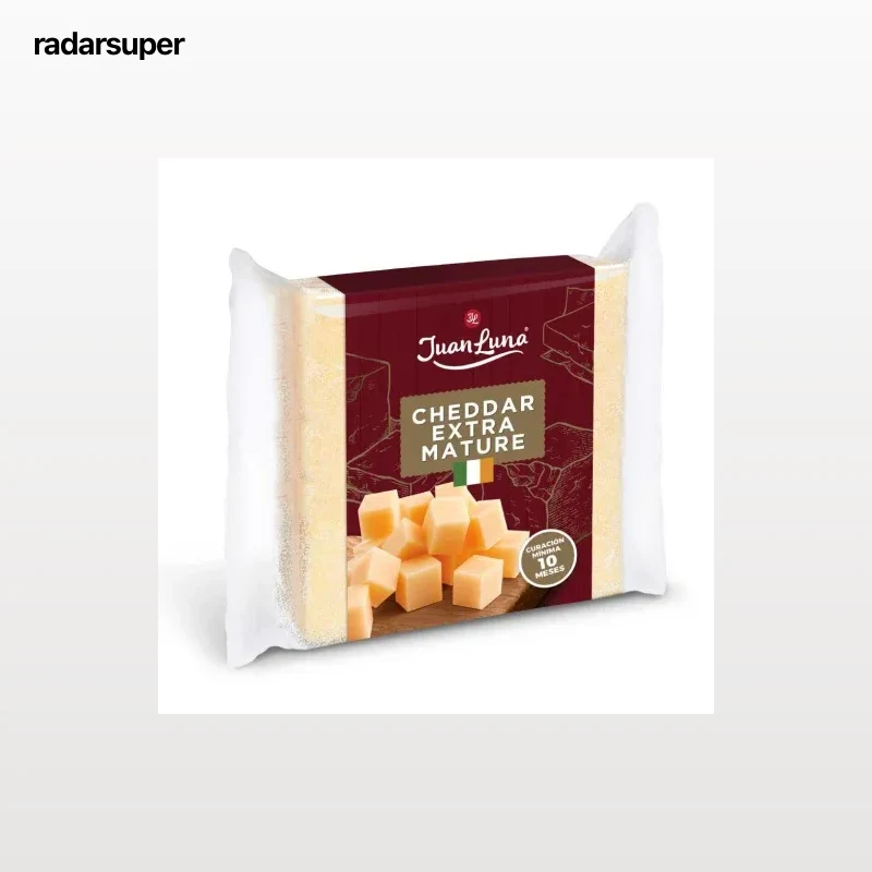 Queso cheddar madurado Juan Luna 300 g.