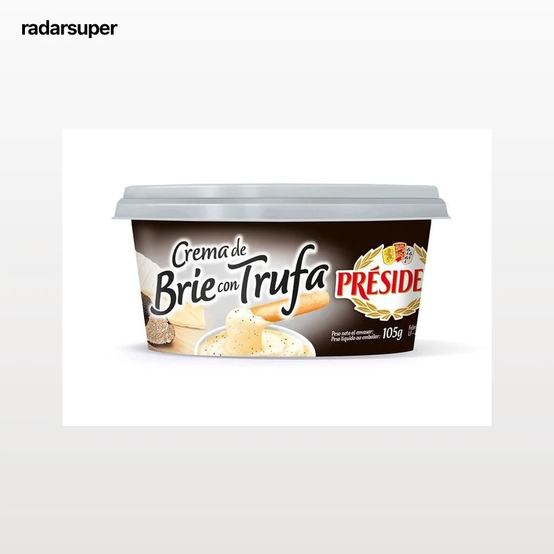 Queso crema brie trufa Président 105g