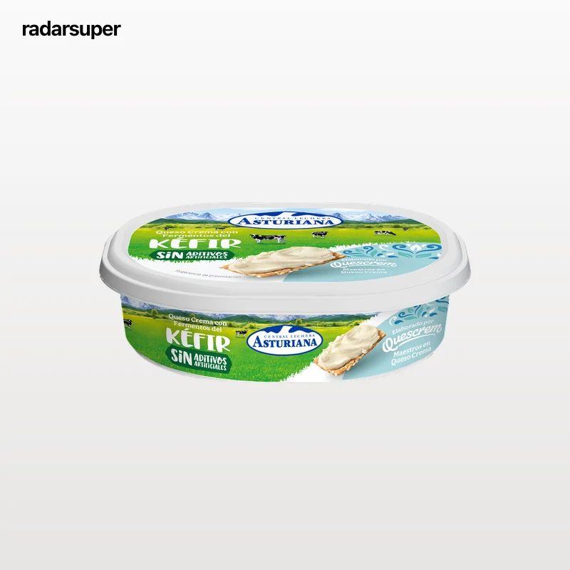 Queso crema con fermentos del kefir Asturiana 200g