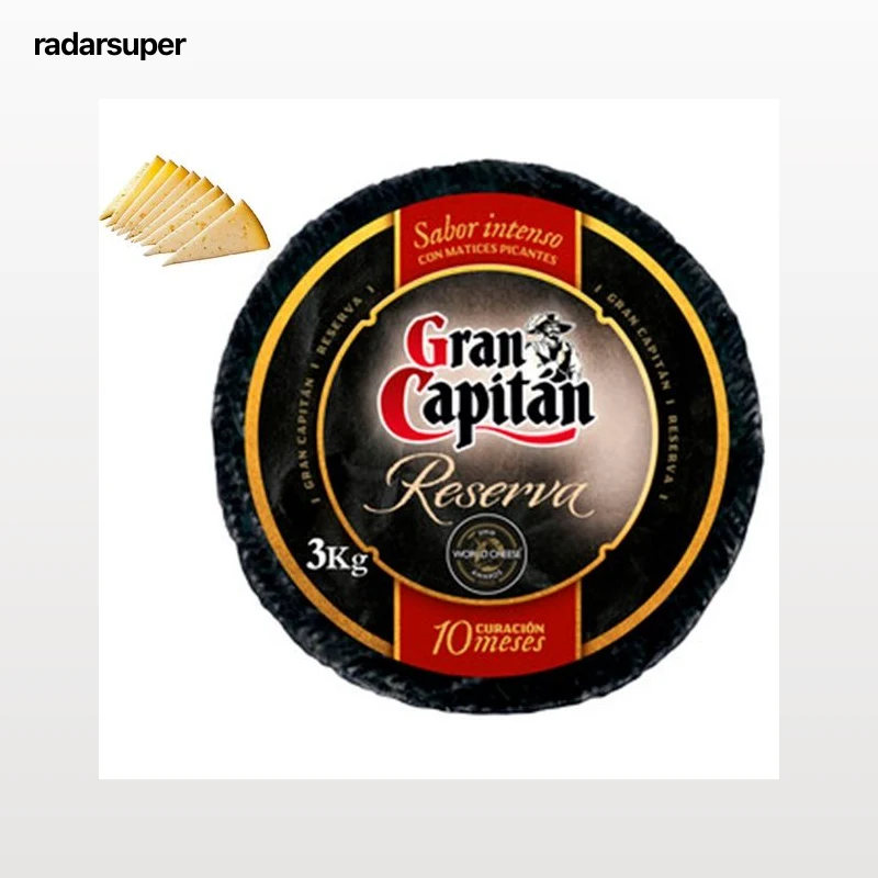 Queso curado añejo GRAN CAPITÁN - Tapeo 3 a 5 mm