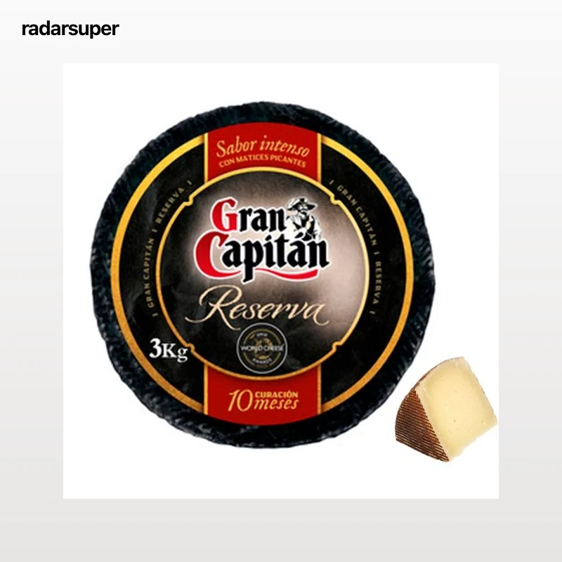 Queso curado añejo GRAN CAPITÁN - Trozo