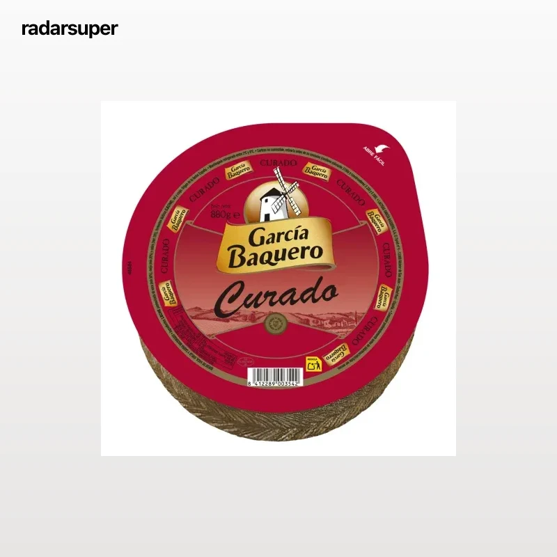 Queso curado mezcla mini al vacio García Baquero pieza de 880 g