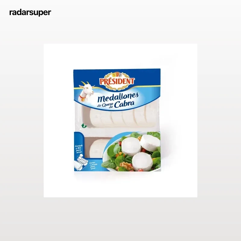 Queso de cabra en medallones Président 200 g.