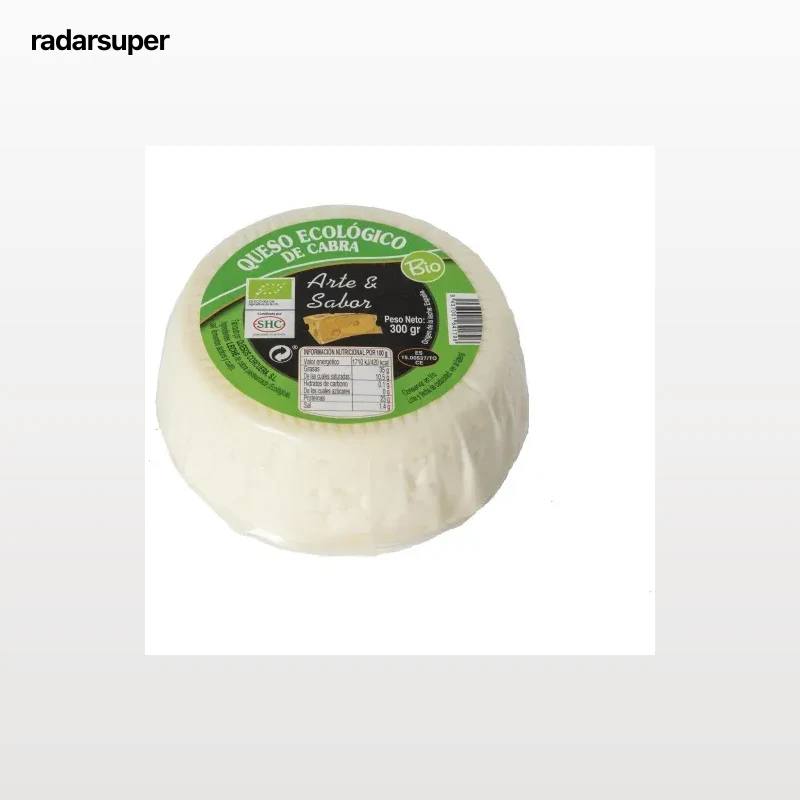 Queso de cabra tierno ecológico Arte y Sabor 300 g