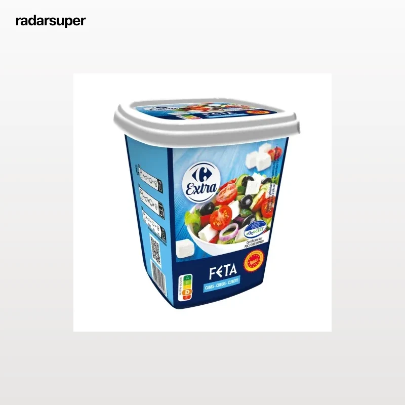 Queso de mezcla Feta DOP en dados Carrefour Extra 150 g.