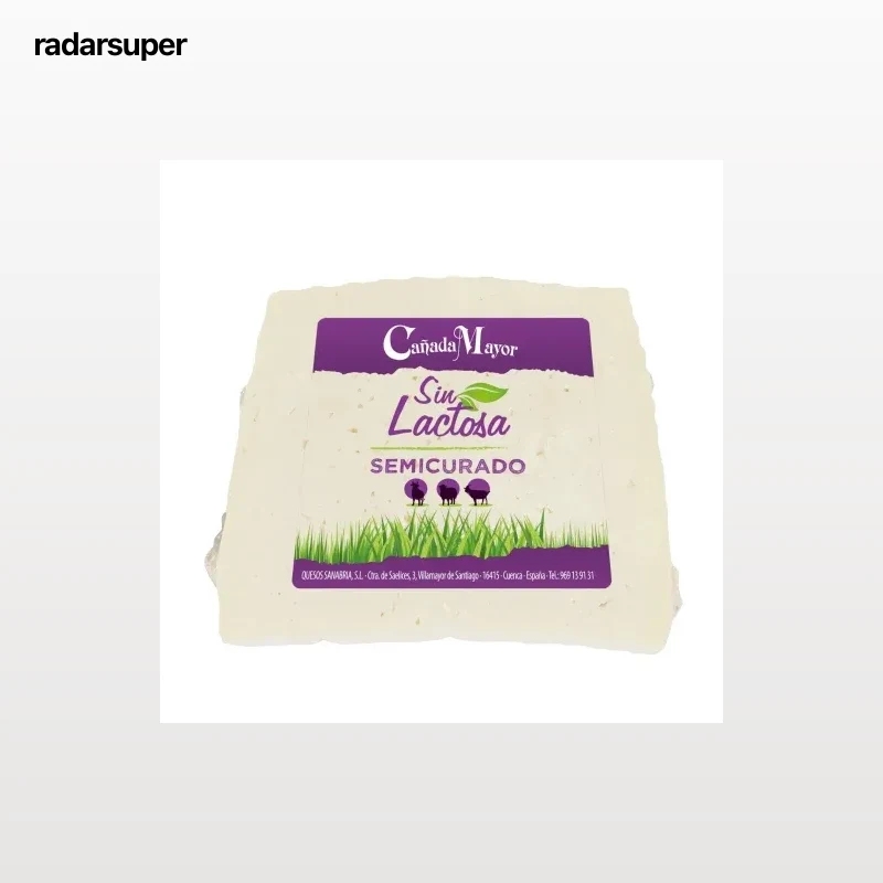 Queso de mezcla semicurado Cañada Mayor sin lactosa 250 g