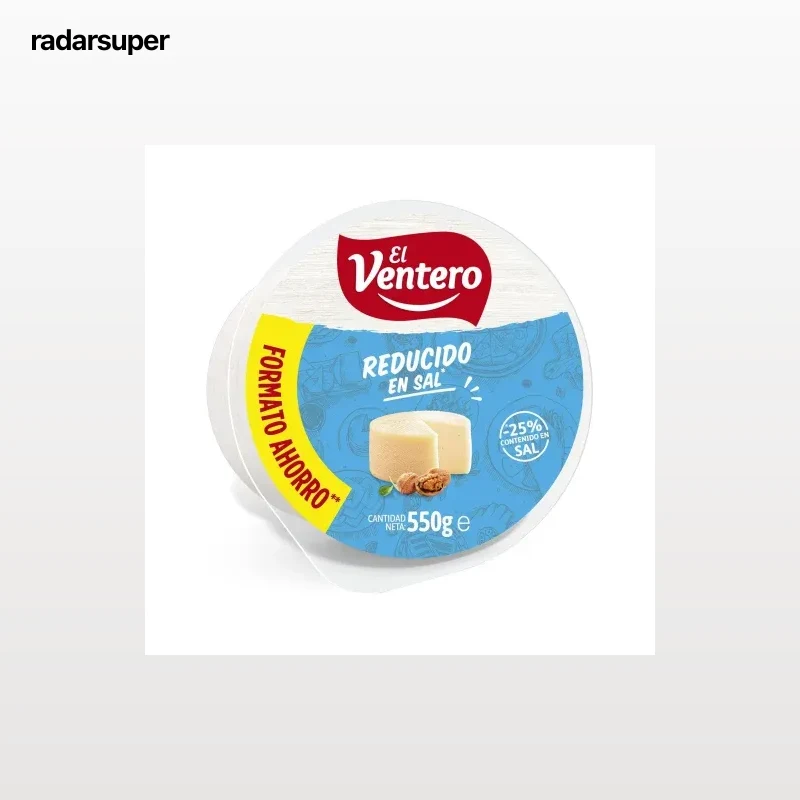 Queso de mezcla tierno bajo en sal El Ventero 550 g