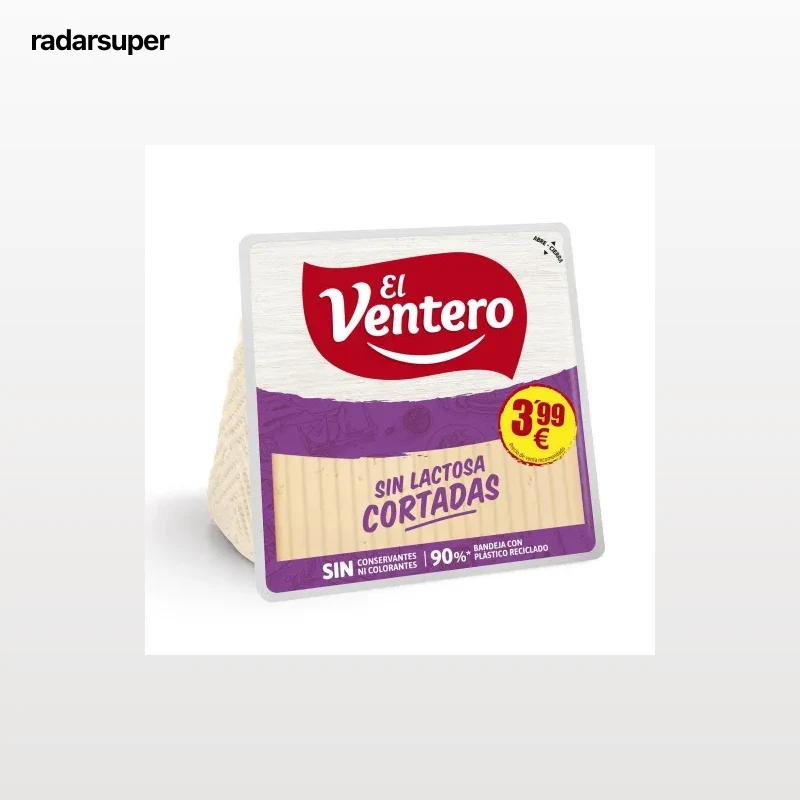 Queso de mezcla tierno cuña cortado El ventero 200 g