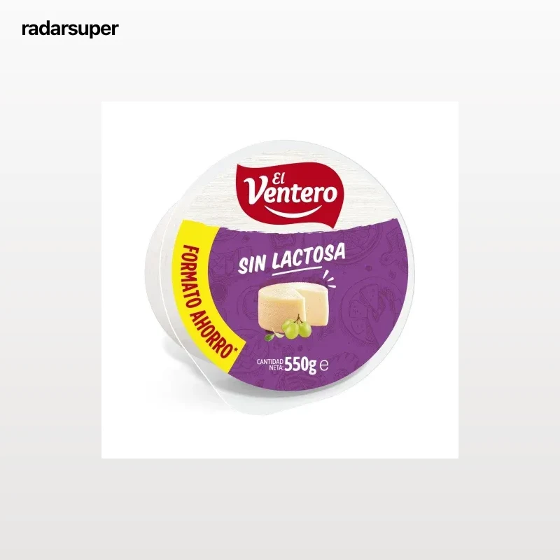 Queso de mezcla tierno El Ventero sin lactosa 550 g