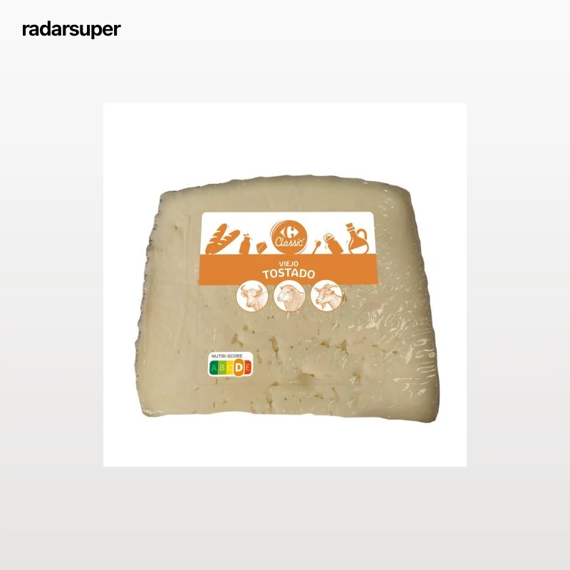 Queso de mezcla viejo tostado en cuña Carrefour Classic 330 g.