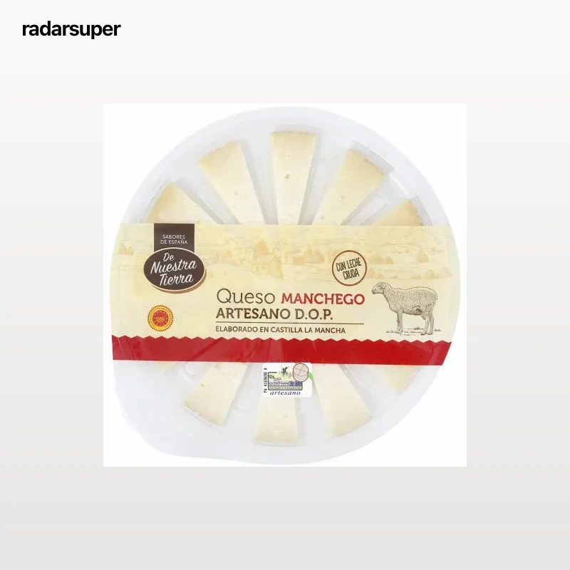Queso de oveja curado manchego artesano D.O.P. De Nuestra Tierra 125 g