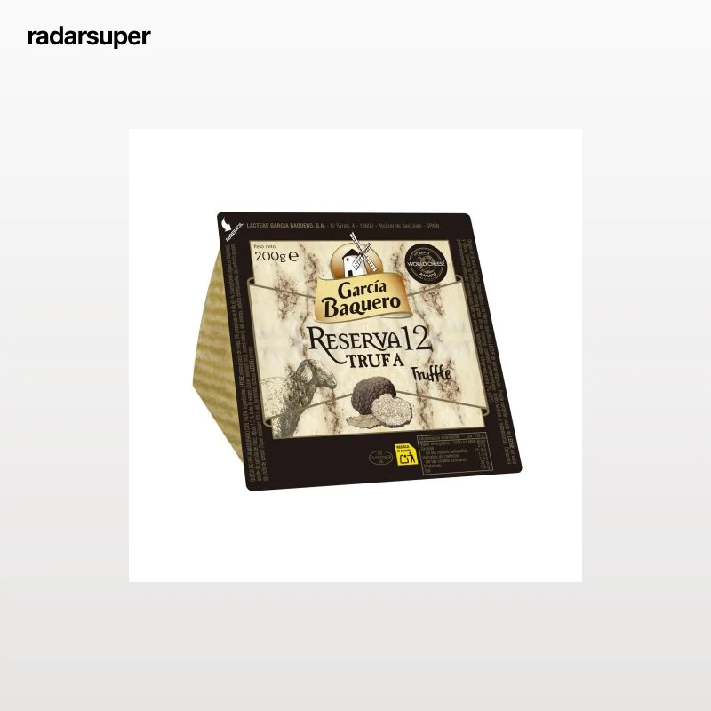 Queso de oveja reserva 12 con Trufa García Baquero cuña de 200 g.