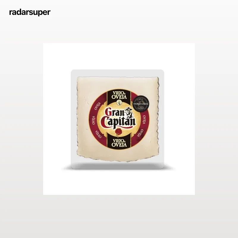 Queso de oveja viejo Gran Capitán cuña de 250 g.