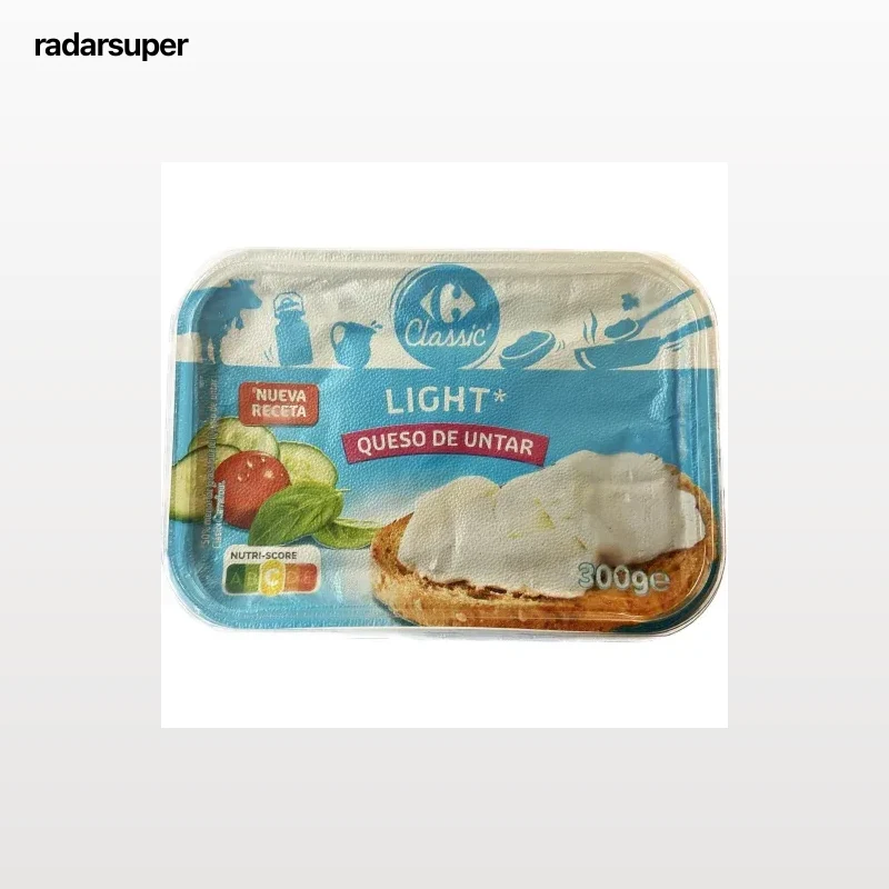 Queso de untar light Classic Carrefour 300 g.