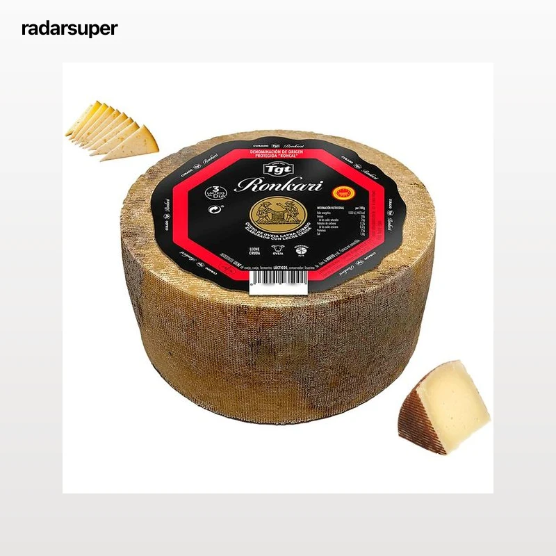 Queso DOP roncal viejo leche cruda RONKARI.
