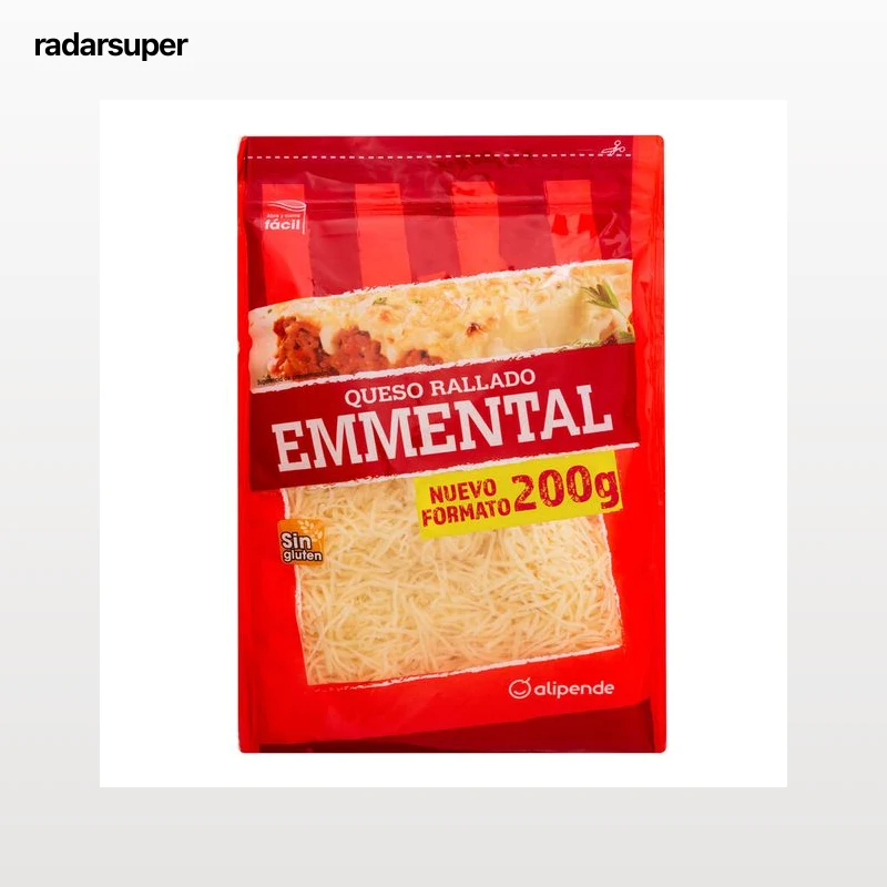 Queso emmental rallado Alipende 200g