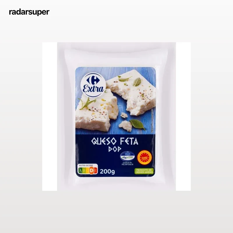Queso feta Carrefour Extra 200 g.