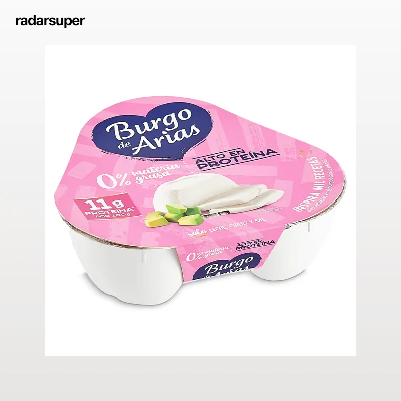 Queso fresco 0% M.G. Burgo de Arias 3 x 72 g
