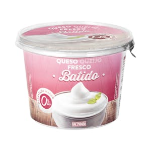 Queso fresco batido desnatado 0% MG