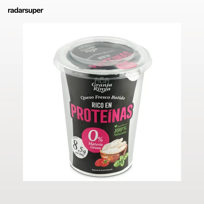 Queso fresco batido rico en proteínas Granja Rinya 400 g