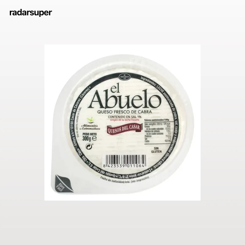 Queso fresco de cabra El Abuelo 300 g.