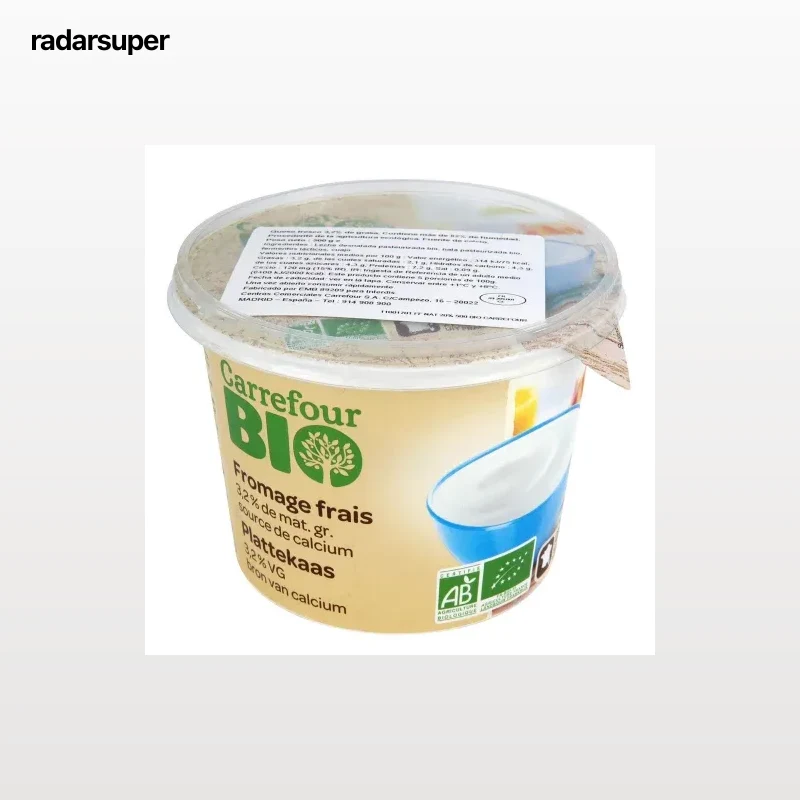 Queso fresco natural ecológico Carrefour Bio 500 g.