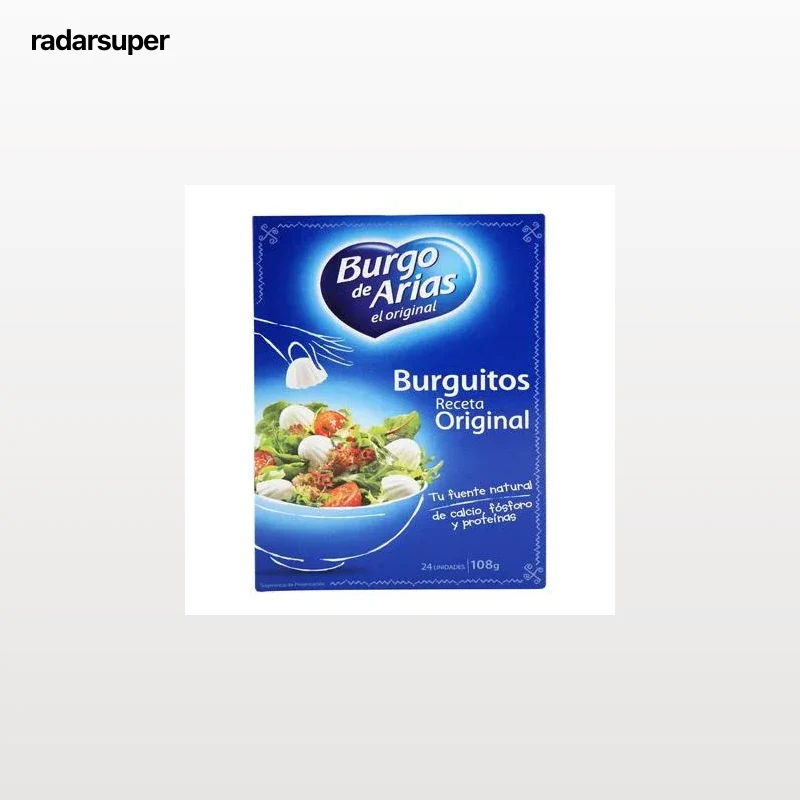 Queso fresco pasterizado Burgo de Arias 108 g.