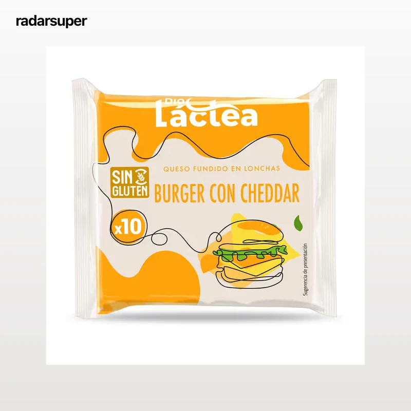 Queso fundido burger con cheddar Dia Láctea 200 g