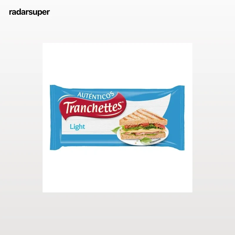 Queso fundido en lonchas light Tranchettes La Vaca Que Ríe sin gluten 262.5 g.