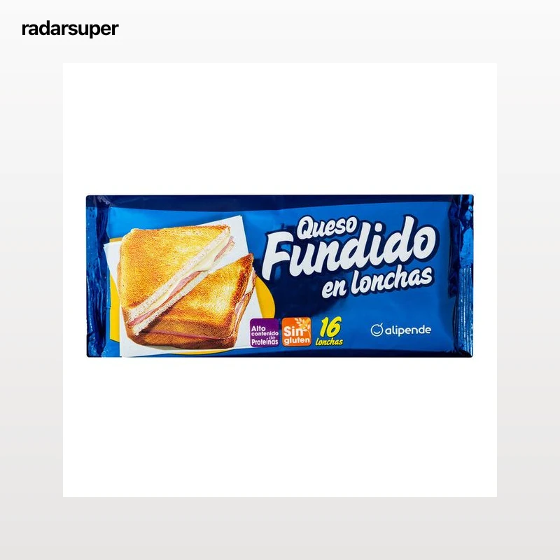 Queso fundido en lonchas Alipende 16 uds