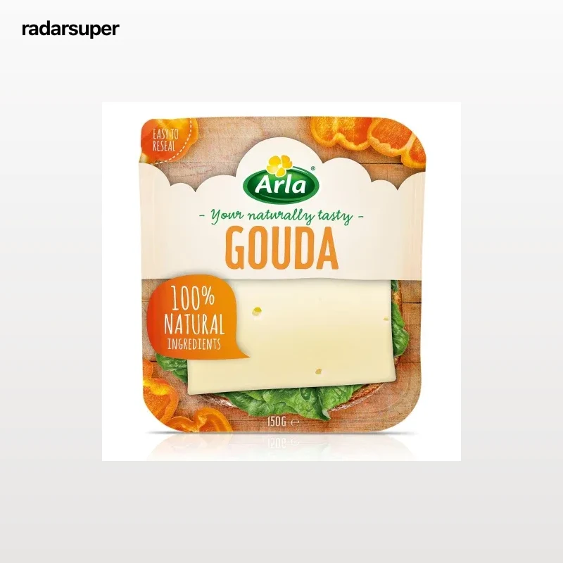 Queso gouda en lonchas Arla 150 g.