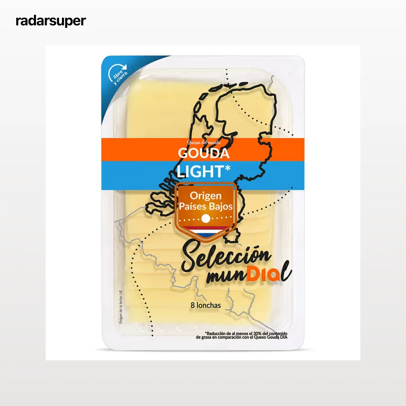 Queso gouda light Dia Selección Mundial 160 g