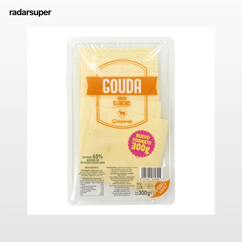 Queso gouda lonchas Alipende 300g