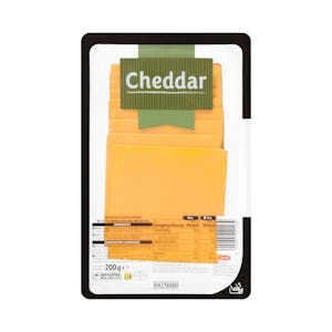 Queso lonchas cheddar de vaca